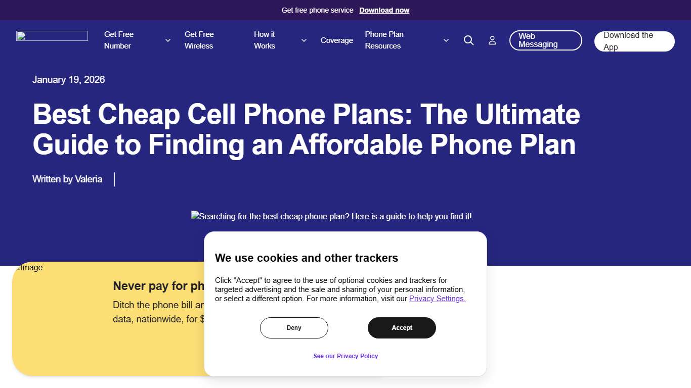 Best Cheap Cell Phone Plans for 2026 - TextNow